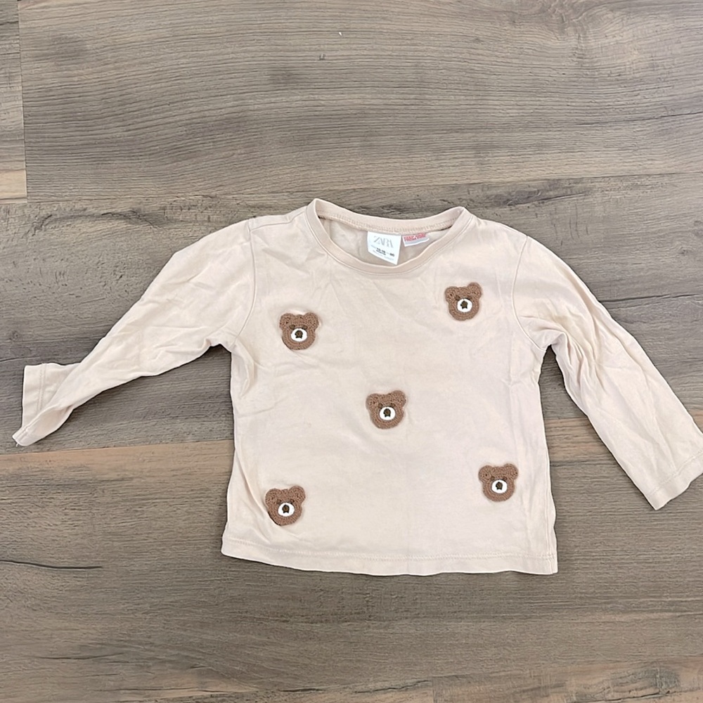 Embroidered Zara Bear Top